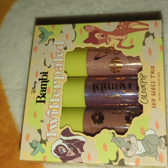 Colourpop Bambi Twitterpated Lux Gloss Trio - Lip Gloss Set of Three - Picture 4 of 4